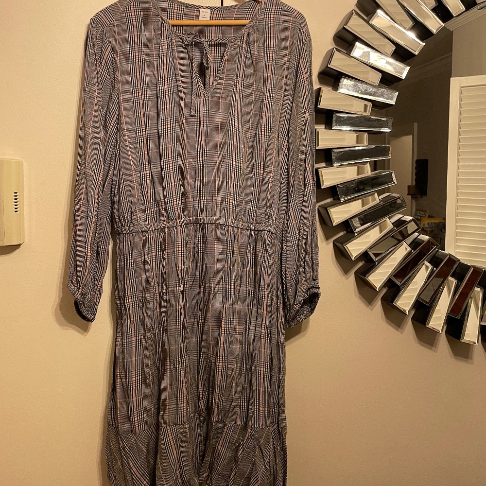 Houndstooth Prairie Dress XL